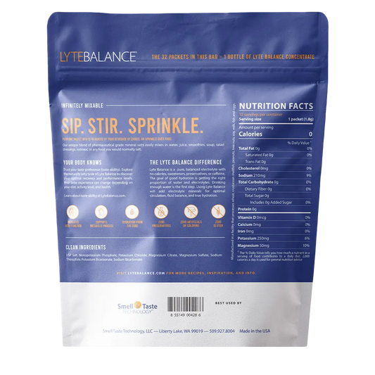 Lyte Balance Powder Naturally Salty Drink Mix