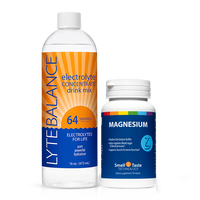 Energy & Focus: Electrolyte Concentrate (Liquid or Powder) + Magnesium Tablet